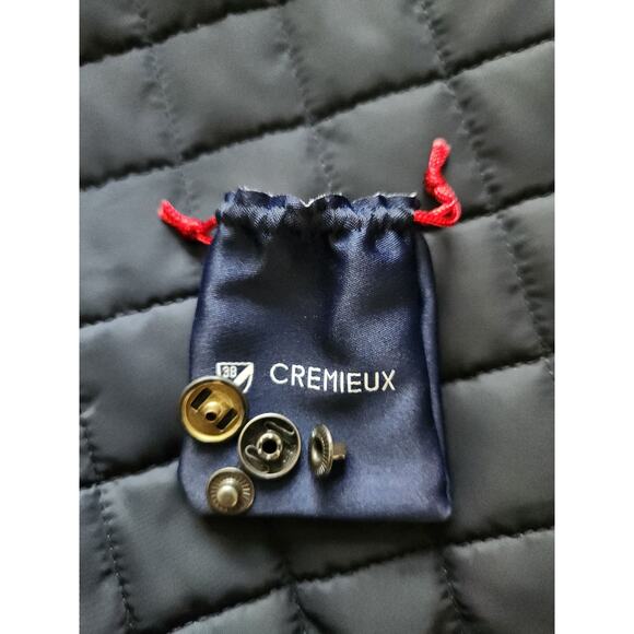 Daniel Cremieux Quilted Navy Green Trim Vest Fleece lined Outerwear size XL - Picture 6 of 8